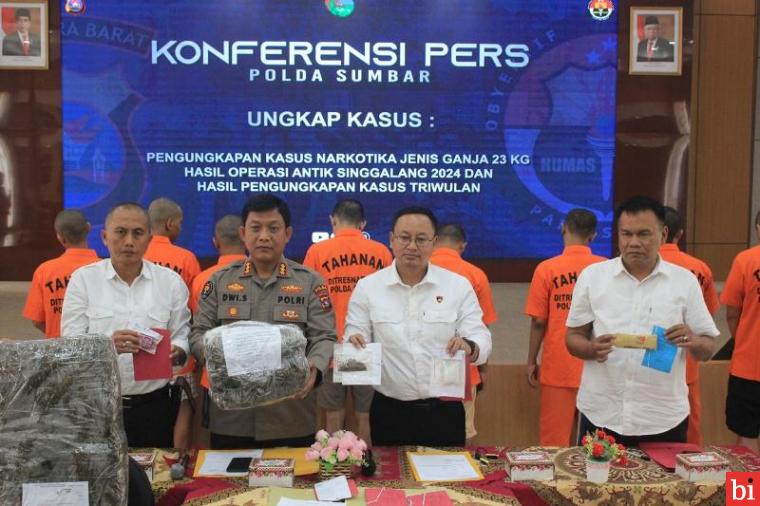 Polda Sumbar ungkap 379 Kasus Narkoba dalam Triwulan I