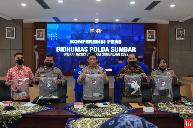 Polda Sumbar Ungkap 54 Kasus 3C selama Ops. Sikat Singgalang 2022