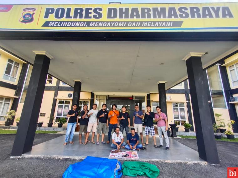 Polres Dharmasraya Amankan Dua Pelaku Judi Dadu