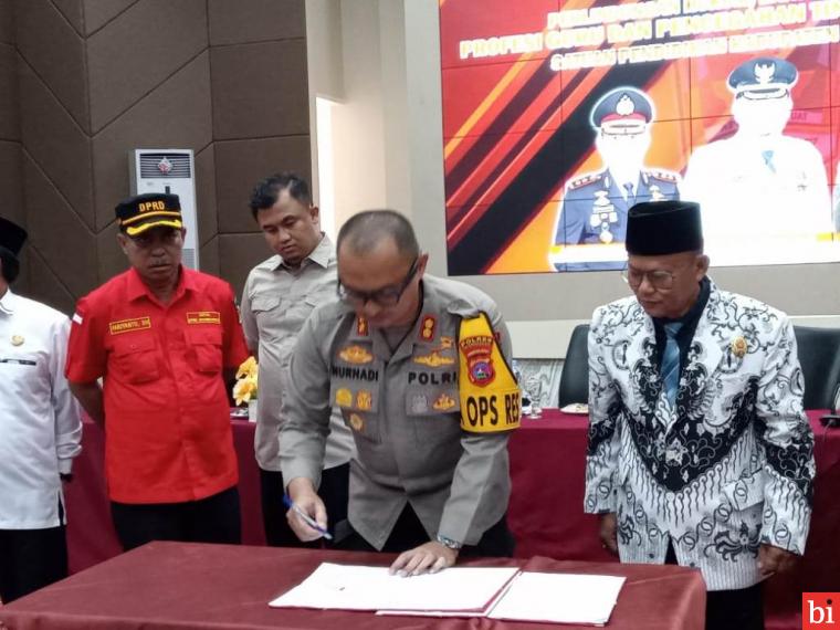 Polres Dharmasraya dan PGRI Jalin Kerjasama Melalui MoU untuk Peningkatan Keamanan...