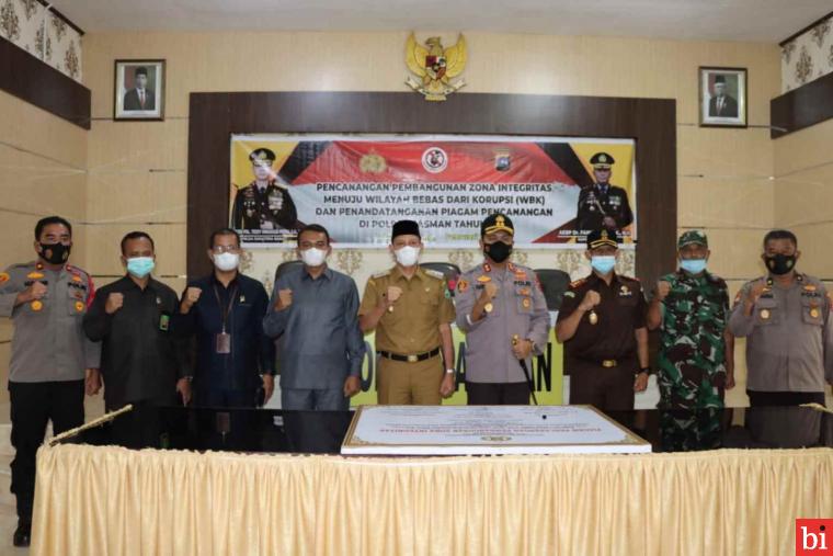 Polres Pasaman Canangkan Zona Integritas Menuju Wilayah Bebas Korupsi