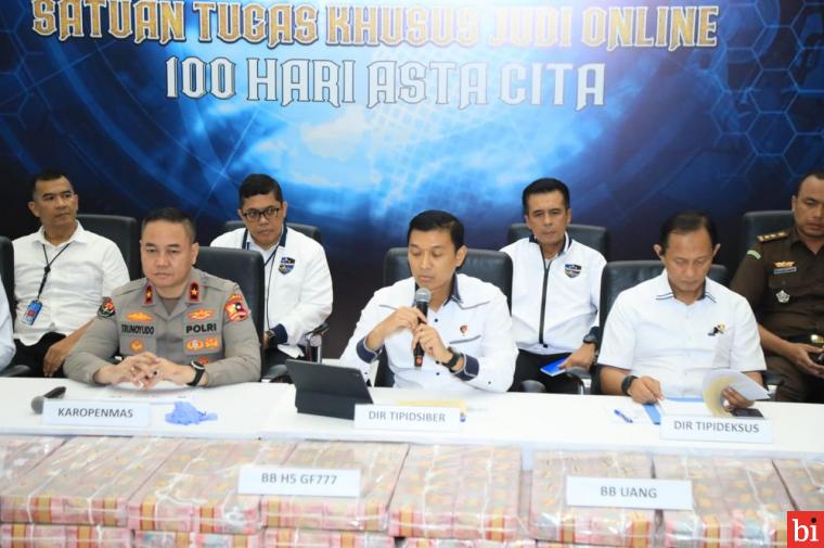 Polri Ungkap Tiga Kasus Besar Judi Online: Sita Aset Rp61 Miliar, Ungkap Sindikat...