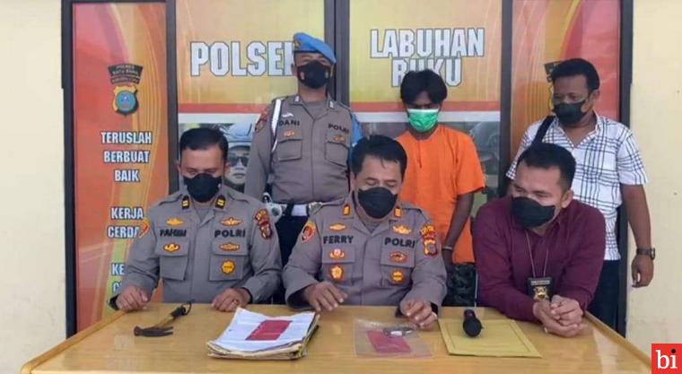 Polsek Labuhan Ruku Release Kasus Tindak Pidana Curat