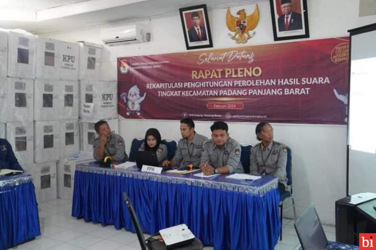 PPK PPB Selesaikan Rekapitulasi Perhitungan Suara Pemilu 2024