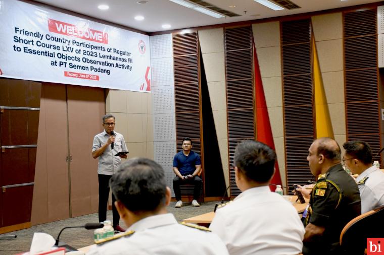 PPRA LXV Lemhannas RI Lakukan Kunjungan Studi ke Semen Padang