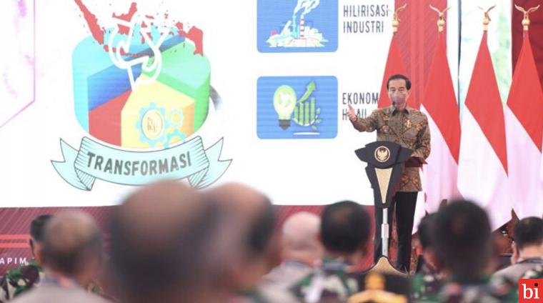 Presiden Minta TNI-Polri Dukung Transformasi Ekonomi dan Digital