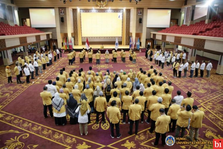 Prof. Ganefri Lantik Pejabat Unsur di Bawah Rektor Sesuai SOTK PTNBH