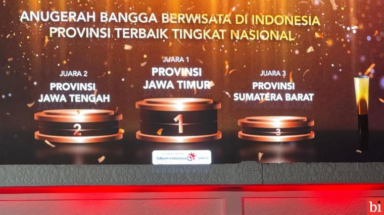 Provinsi Sumbar Raih 2 Penghargaan dari Kementerian Pariwisata di Anugerah Bangga...