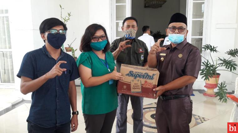 PT Sari Buah Sawit (SBS) Kecamatan Kinali  Salurkan Sembako