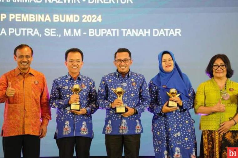 Raih Top BUMD Awards 2024: Bupati Eka Putra, Ini Perdana untuk BUMD Kita