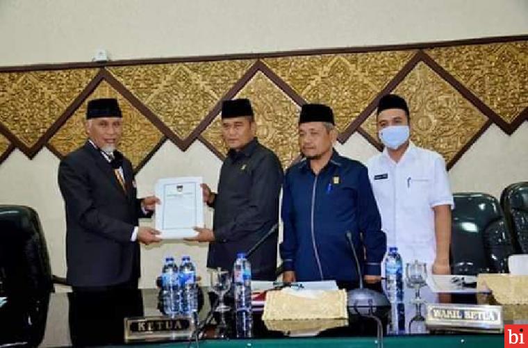 Ranperda Pertanggungjawaban APBD Kota Padang 2019 Disetujui Jadi Perda Nomor 09 Tahun 2020