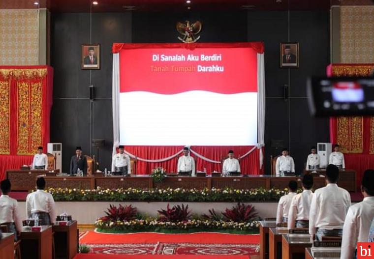 Rapat Paripurna Peringati HUT Kabupaten Dharmasraya, Apresiasi untuk Kinerja dan Prestasi...