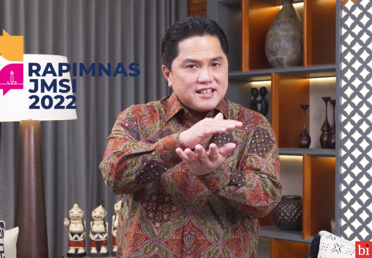 Rapimnas JMSI, Erick Thohir: Media Siber Harus Ikut Jaga Demokrasi