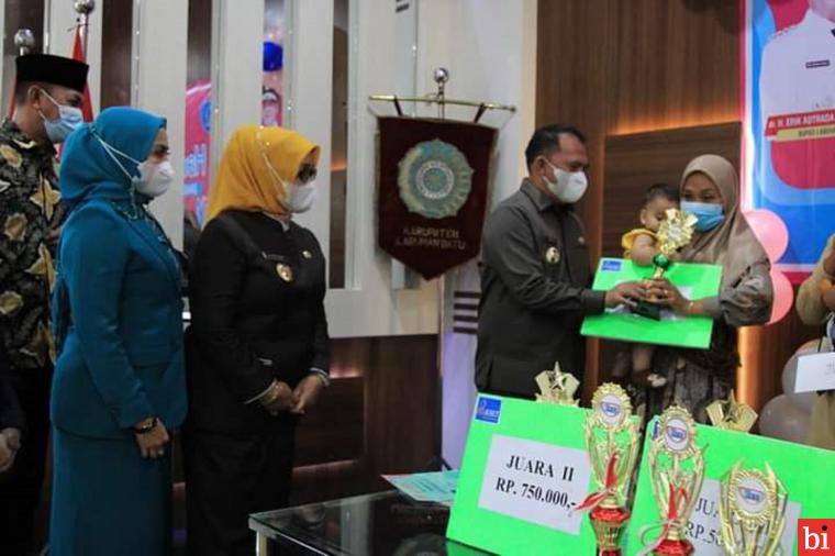 Rayakan Hari Gizi Nasional, Dinkes Labuhanbatu Gelar Lomba Bayi Sehat