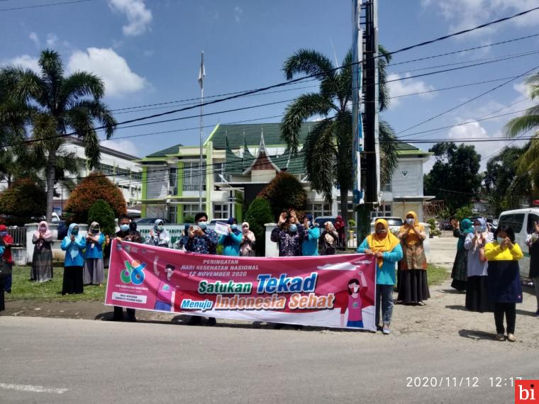 Rayakan HKN ke 56, Dinkes Pasbar Lakukan Tepuk Tangan Serentak Dukungan Moril untuk...