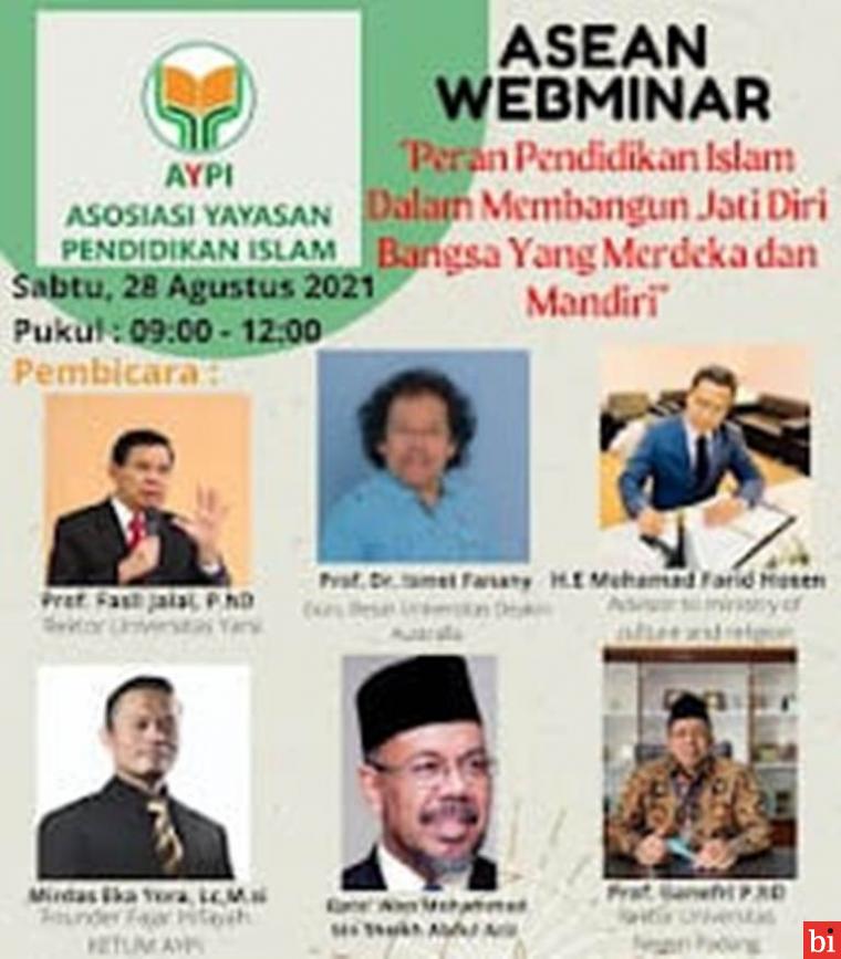 Rektor UNP Jadi Pembicara di Webinar AYPI Indonesia