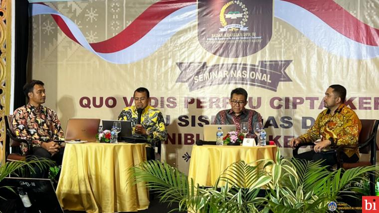 Rektor UNP Narasumber Seminar Nasional Badan Keahlian DPR RI