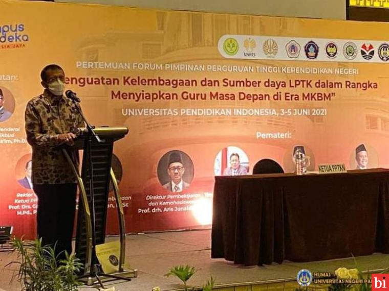 Rektor UNP Paparkan Pentingnya peran LPTK dalam Pengembangan Program Vokasi