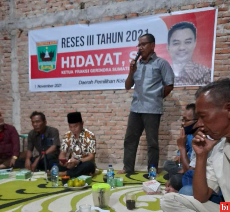 Reses ke Kelurahan Sawahan, Anggota DPRD Sumbar Hidayat : Serap Aspirasi, Carikan Solusi...