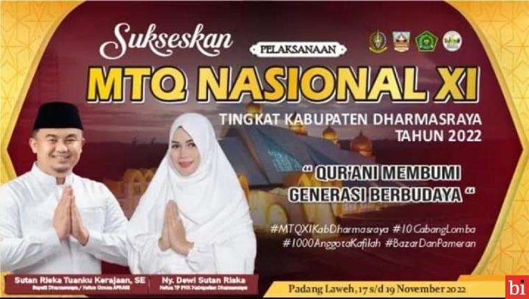 Ribuan Orang Ikuti Opening Ceremony MTQ ke XI Kabupaten Dharmasraya