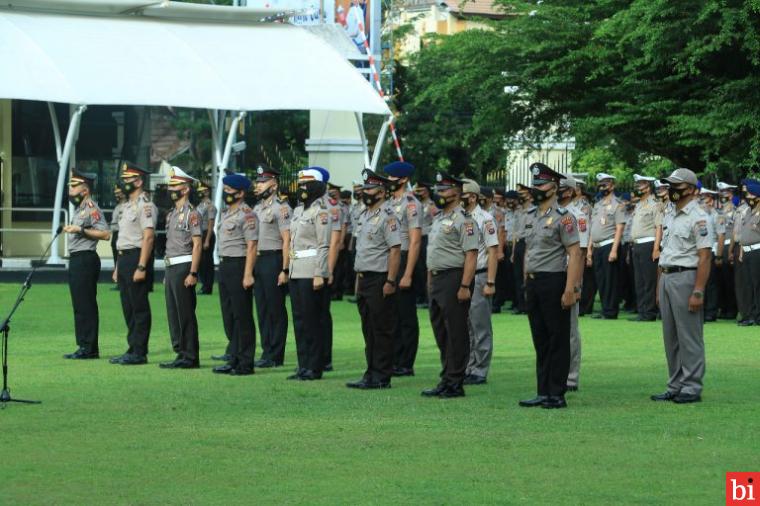 Ribuan Personel Polda Sumbar dan Jajaran Naik Pangkat