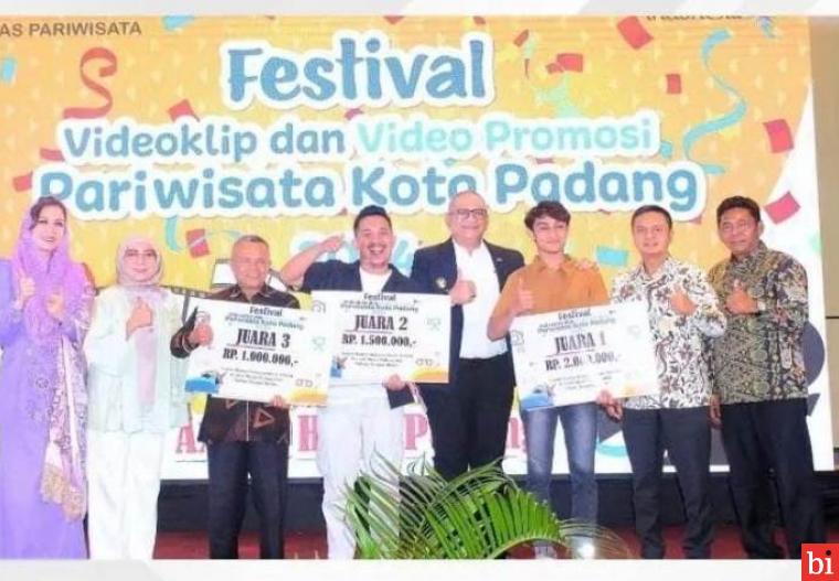 Rizky Darwan Juara Pertama di Festival Videoklip dan Video Promosi Pariwisata Padang 2024