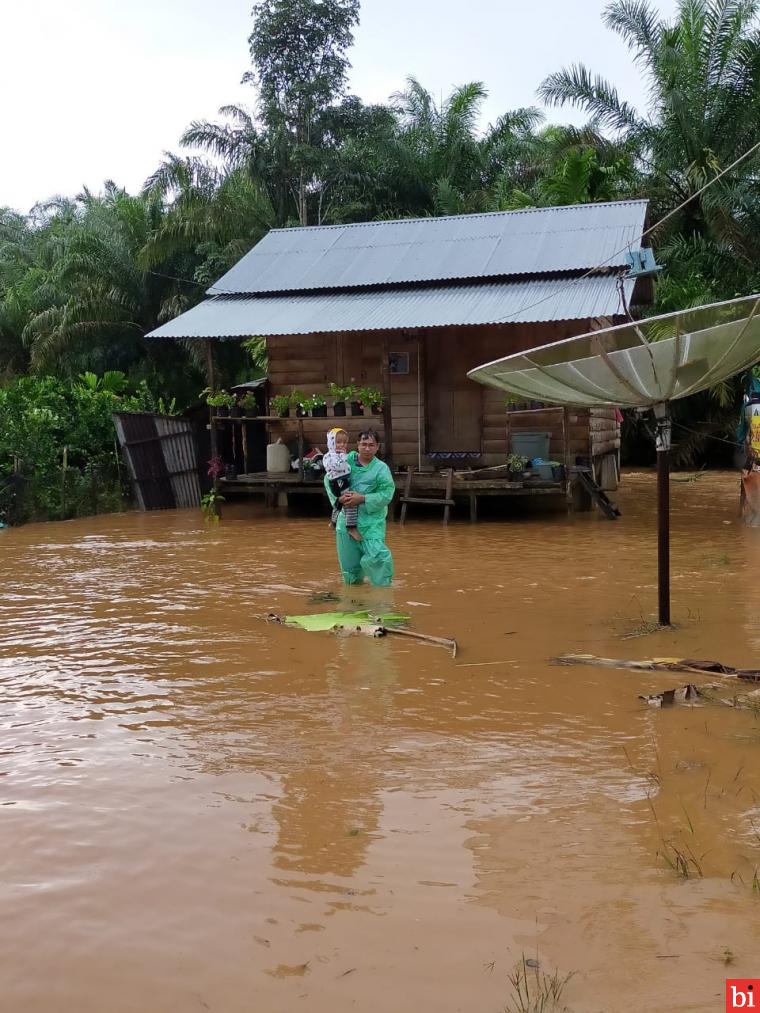 Rumah Hampir Amblas ke Sungai, Warga Kampung Alang Berharap Pemerintah Membangun Penahan...