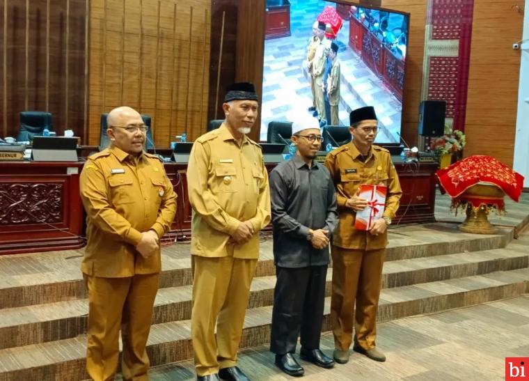 Sampaikan Nota Pengantar Ranperda Tentang APBD Provinsi Sumatera Barat Tahun 2023