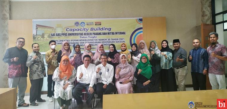 Satgas PPKS UNP Gelar Capacity Building