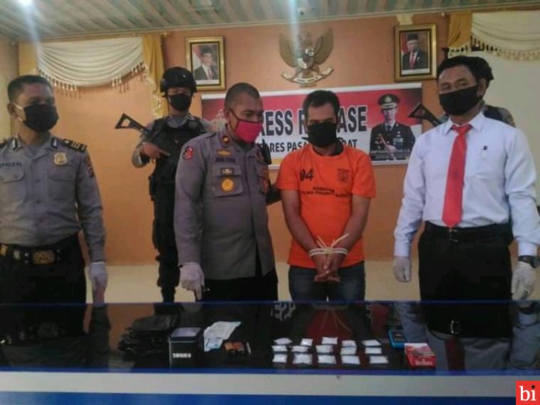 Satu Pelaku Pengguna Sabu Diamankan Polres Pasbar