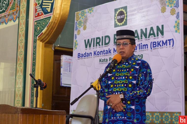 Sebagai Pembelajaran Agama, Wawako Asrul Apresiasi Wirid Bulanan BKMT