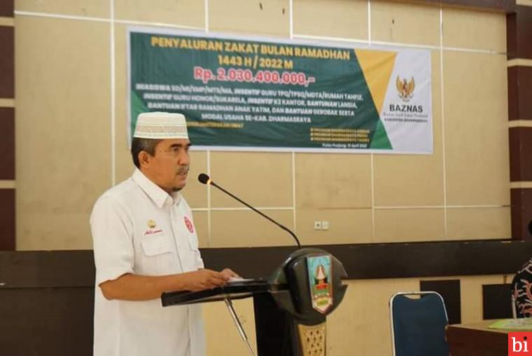 Sekda Minta Pengelolaan Zakat Dikelola Dengan Sebaik Mungkin