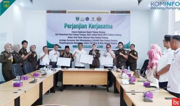 Selenggarakan Restorative Justice, Kejari Teken MoU dengan Pemko dan Sejumlah Lembaga