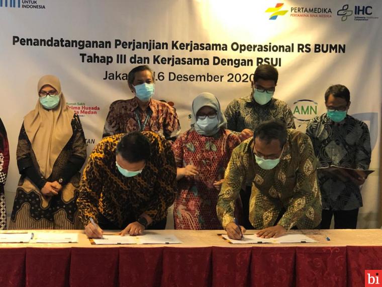 Semen Padang Hospital Tandatangani Perjanjian Kerjasama RS BUMN Tahap III dengan...