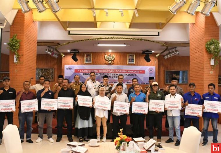 Semen Padang Serahkan Dana Forum Nagari Rp3 M, Pemko: Jaga Keberlangsungan PT Semen...