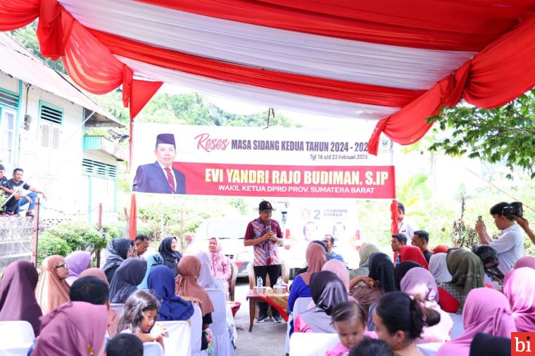 Serap Aspirasi Warga, Wakil Ketua DPRD Sumbar Evi Yandri Turun ke Lapangan Saat Reses