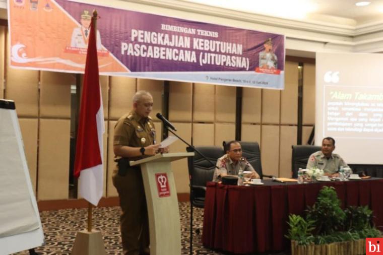 Siapkan Mitigasi Bencana, Andree Algamar: Data Acuan Dasar Pemulihan Pasca Bencana