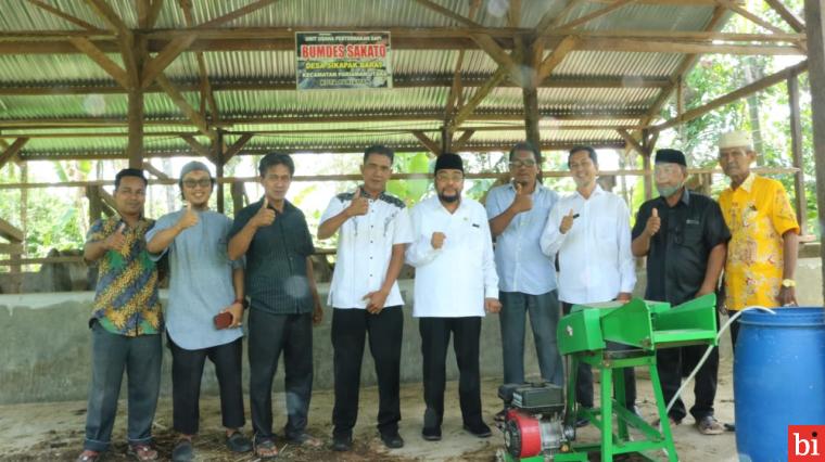 Sikapak Barat Kembangkan Sapi Terintegrasi, Leonardy: Harus Kreatif Mencari Makanan...