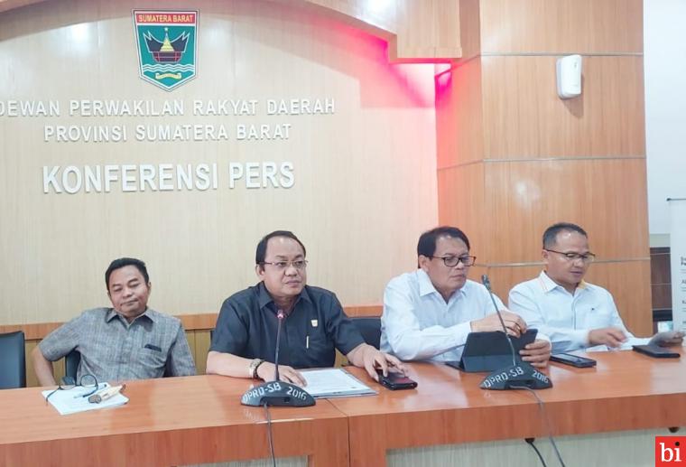 Soal Konversi Bank Nagari, Fraksi-fraksi di DPRD Sumbar: Kami Tidak Pernah Menolak