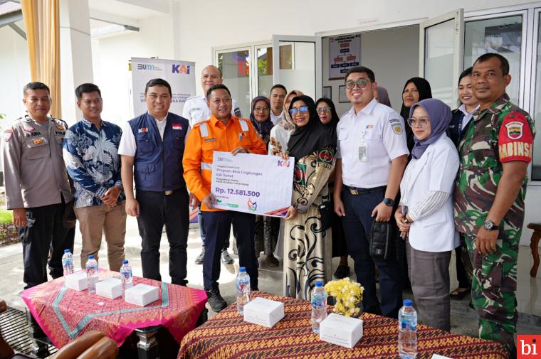 Soft Launching Klinik Mediska Lubuk Alung, Divre II Sumbar Gelar Pengobatan Gratis