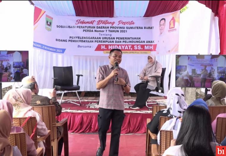 Sosialisasi Perda Nomor 7 Tahun 2021, Hidayat : Jaga Diri, Keluarga dan Lingkungan dari...