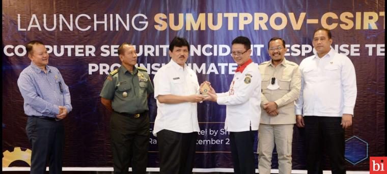 SumutProv-CSIRT Resmi Diluncurkan,  Gubsu Berharap  Keamanan Informasi Terjamin