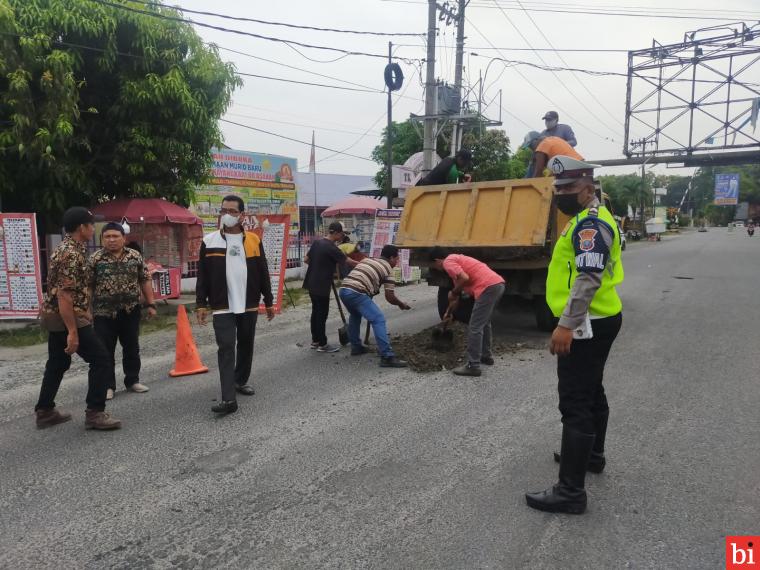 Survey Perbaikan Jalan Ir H Juanda, Ini Kata Kasat Lantas Polres Asahan