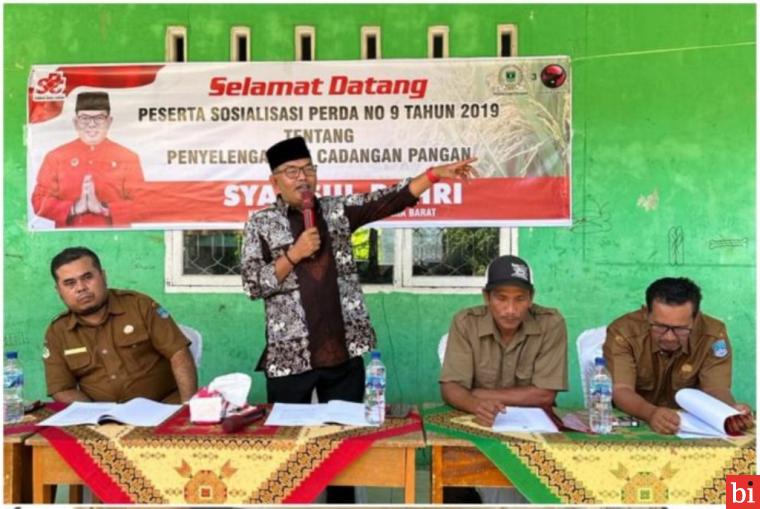 Syamsul Bahri Sosialisasikan Perda No 9 Tahun 2019 di Pasaman Barat