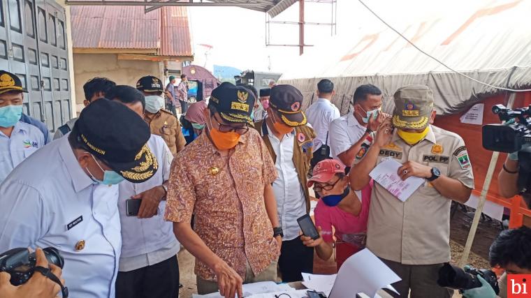 Tekan Sebaran Covid-19, Gubernur Sumbar Tinjau Perbatasan Sumbar-Riau