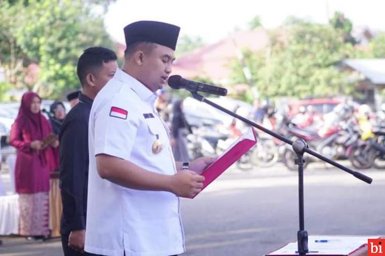 Terbesar Sepanjang Sejarah Dharmasraya, Sutan Riska Lantik 652 ASN PPPK