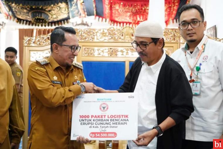 Terima Bantuan Lebih Rp100 Juta, Bupati Eka Putra Sampaikan Terima Kasih