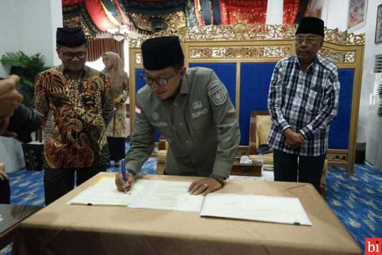 Terima Hibah Tanah dari Sikumbang 12, Bupati Eka Putra Ucapkan Apresiasi dan Terima Kasih