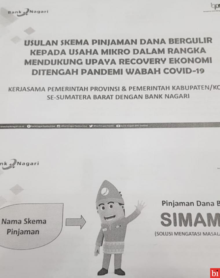 Terkait Bantuan UKM, DPRD Sumbar RDP dengan Bank Nagari, Begini Skema Penyalurannya