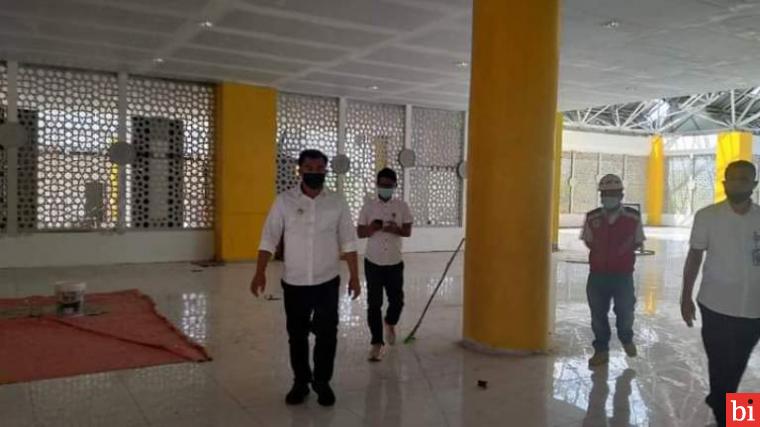 Terus Dikebut, Bupati Sutan Riska Kembali Tinjau Pembangunan Megaproyek Islamic Centre